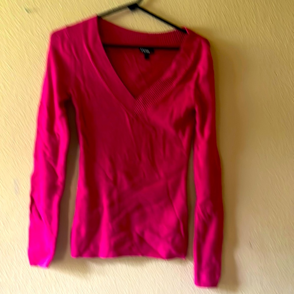 Express pink sweater